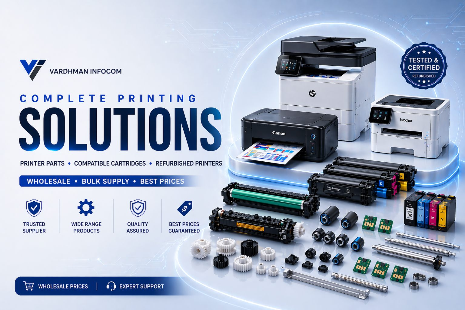 Wholesale printers and printer supplies